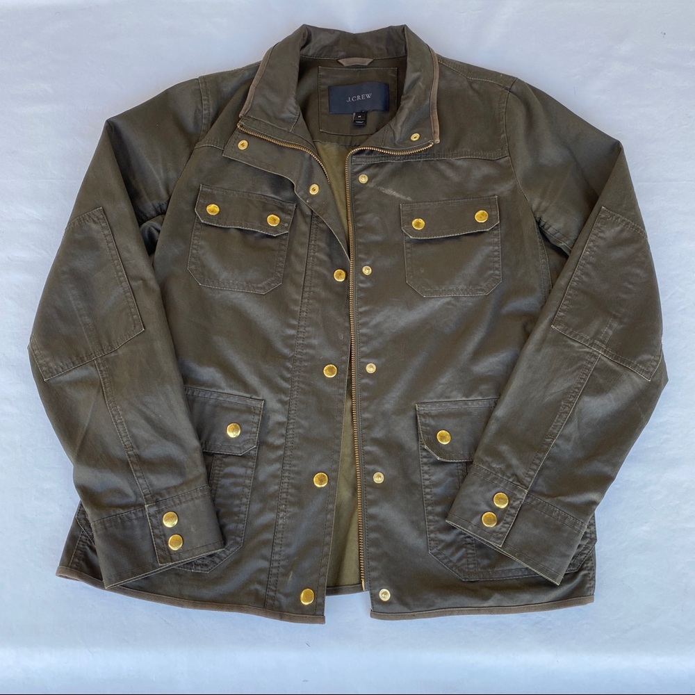 J. Crew Downtown Field Jacket Brown Size Medium